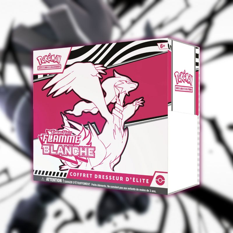 Pokémon JCC – Coffret Dresseur d’Élite Flamme Blanche