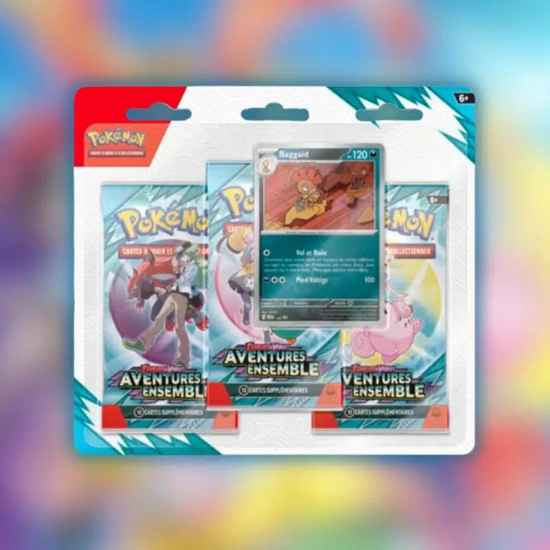 Tripack Pokémon – Écarlate & Violet : Aventures Ensemble (EV09)